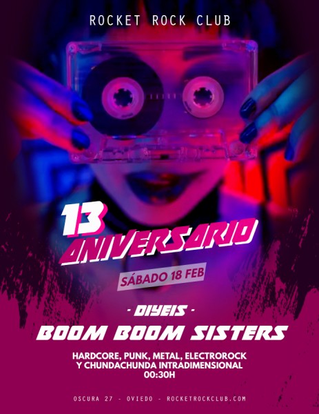13 ANIV - boomboom sisters